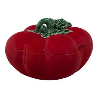 Bordallo Pinheiro Tomato Tureen, 152 oz For Sale