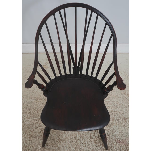 Warren Chair Works Black Windsor Dining Room Chairs For Sale In Philadelphia - Image 6 of 18