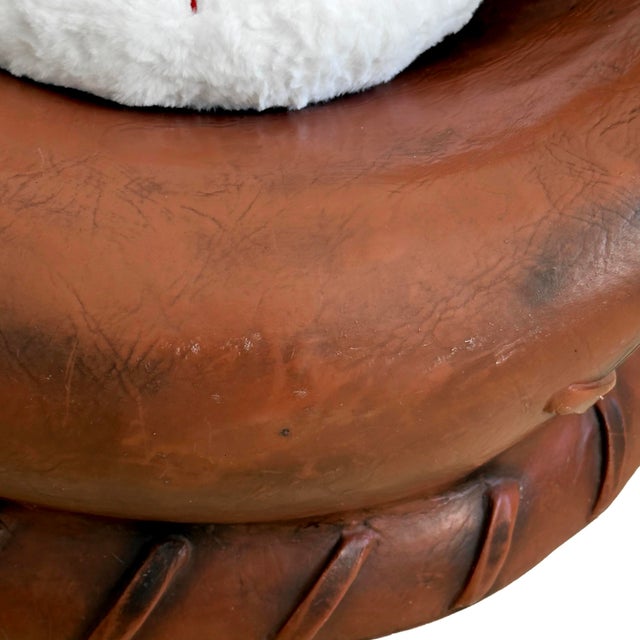 Vintage 1990s Oversized Baseball Glove Catchers Mitt Lounge Chair For Sale - Image 17 of 18