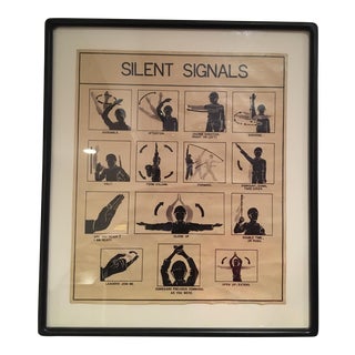 World War II “Silent Signals” Poster For Sale