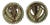 1940s Petit Point Pearl and Gold Earrings, A Pair For Sale