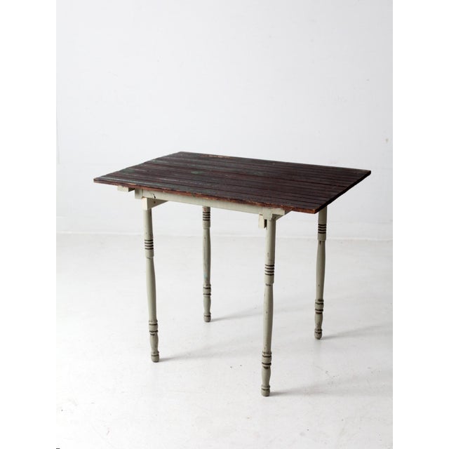 Vintage Farmhouse Side Table For Sale - Image 12 of 12