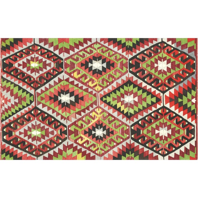 1950s Turkish Kilim Rug For Sale