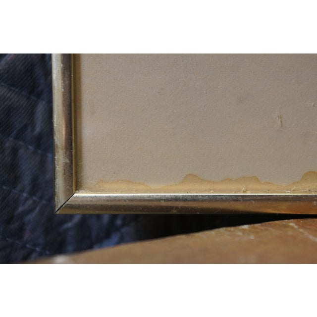 Mid 20th Century Vintage Wojewske 3 Nude Naked Female Figures Lithograph Print 28", Framed For Sale - Image 10 of 11