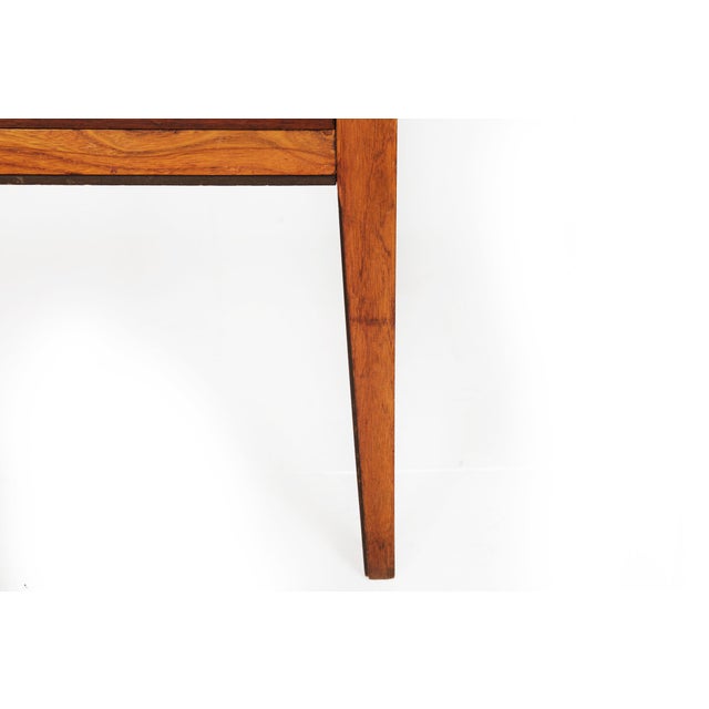 Pair of Lane Tuxedo Walnut and Rosewood Inlaid Bowtie End Tables, Circa 1960s For Sale - Image 13 of 18