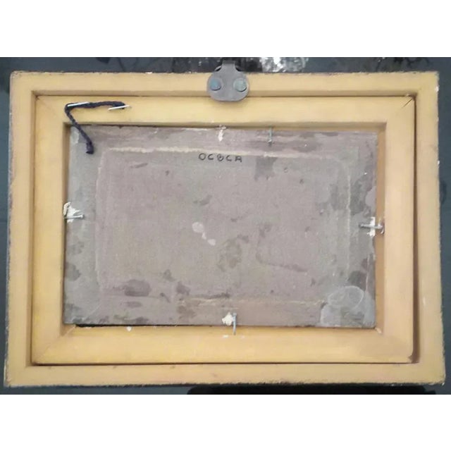 Country Scene, Italian Painting, 2006, Oil on Board, Framed For Sale - Image 6 of 7