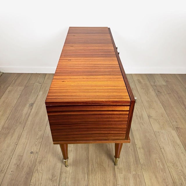 Wood Scandinavian Sideboard with Rosewood Veneer and Lacquer Finish, 1960s For Sale - Image 7 of 14