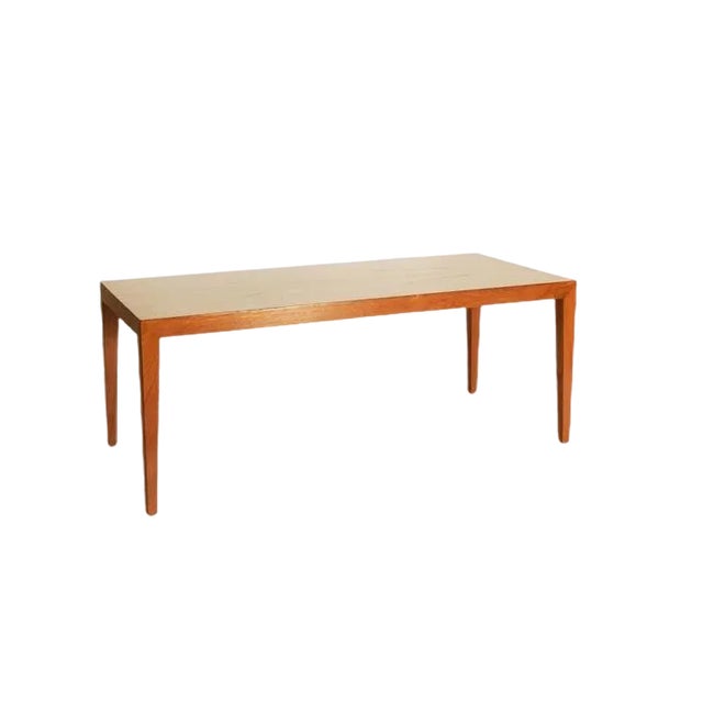 Teak Veneer Coffee Table by Severin Hansen, 1970s For Sale