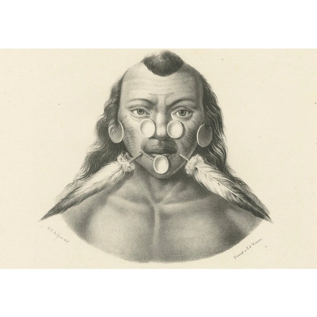 Brodtmann, Maxuruna and Botocudo Peoples, 1827, Lithographs, Set of 2 For Sale - Image 9 of 12