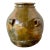 Vintage Boho Glazed Ceramic Urn For Sale