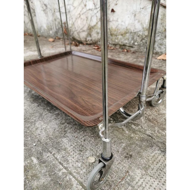 Metal Folding Trolley, 1970s For Sale - Image 9 of 12