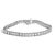 Adorn your wrist with the splendor of the IGI Certified 14K White Gold Diamond Tennis Bracelet, where luxury meets...