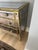 Late 20th Century Antiqued Mirrored 3 Drawer Chest With Gold Trim For Sale - Image 5 of 5