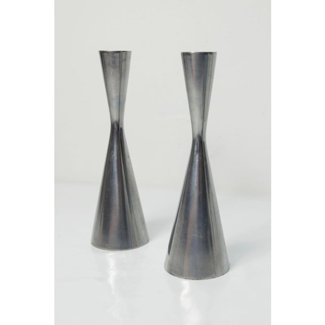 Pair of Göta candlesticks by Erika Pekkari for Ikea Height 19cm In good condition This piece has an attribution mark, I am...