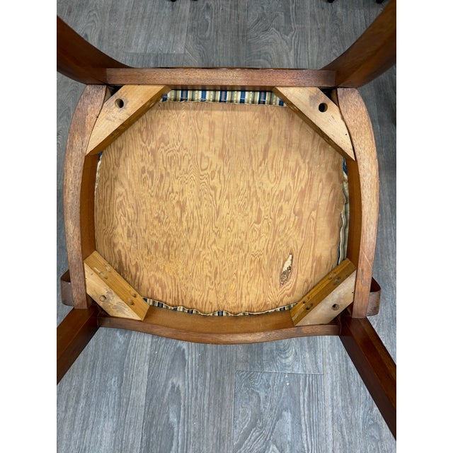 Vintage Hepplewhite or Georgian Style Shield Back Dining Chairs - Set of 6 For Sale - Image 9 of 13