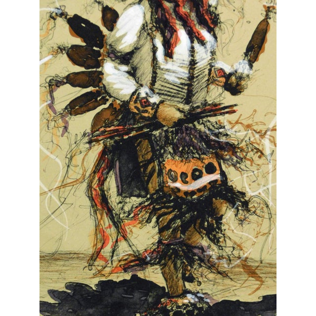 Larry Fodor "Changing Eagle"1984 Original Color Hand Signed Make an Offer For Sale - Image 4 of 7