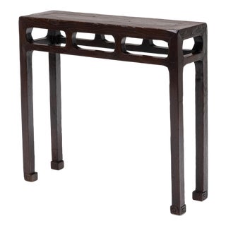 Narrow Chinese Prosperity Table, C. 1875 For Sale