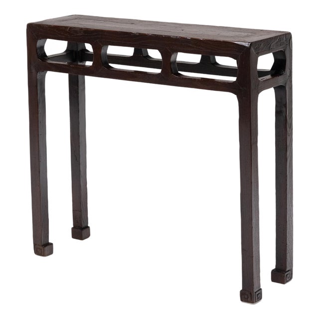 Narrow Chinese Prosperity Table, C. 1875 For Sale