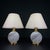 Cream Vintage Murano Glass Table Lamps, Italy, 1970s, Set of 2 For Sale - Image 8 of 18