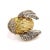 Material: 18k yellow and white gold Hallmark: Ilias Lalaounis Diamond: 25 points G VS Measurement: top: 1.06" across x...