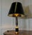 Art Deco Brass and Black Leather Table Lamp, 1930s For Sale - Image 7 of 9