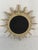 1960s French Style 17.25" Gilded Sunburst Wall Mirror For Sale - Image 10 of 18