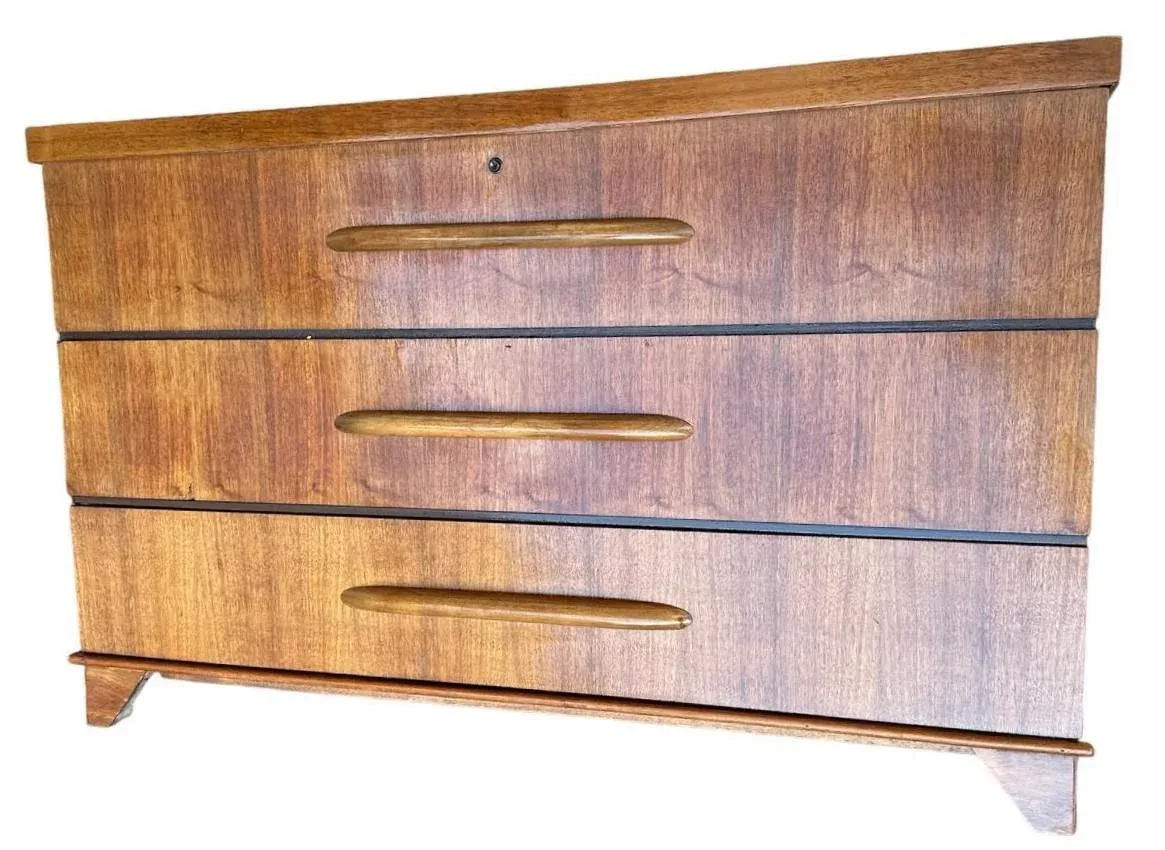 Merton Gershun Attributed Walnut Dillingham Bluebird Cedar Chest
