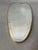 Gold Vintage Mirror in Aluminum Brass and Glass, 1950s For Sale - Image 8 of 8
