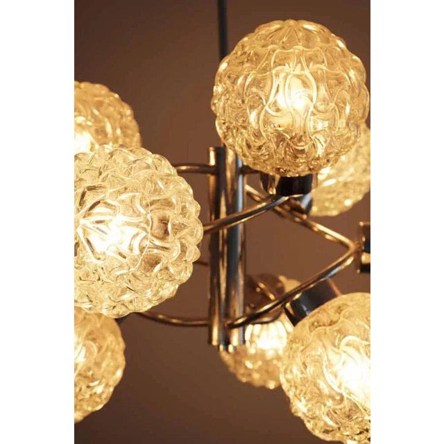 Sputnik Orbit Ceiling Lamp, 1970s, in Very Good conditions. Designed 1970 to 1979 Up to 250V (Europe/UK Standard).The...