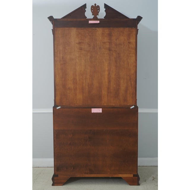 Henkel Harris Mahogany Document Secretary Desk For Sale - Image 16 of 18