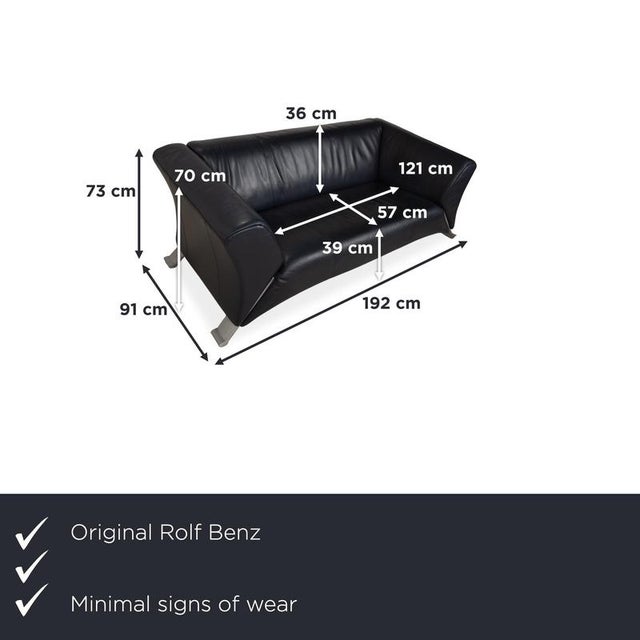 The Rolf Benz 322 two-seater sofa impresses with its iconic design, superior craftsmanship, and exceptional seating...