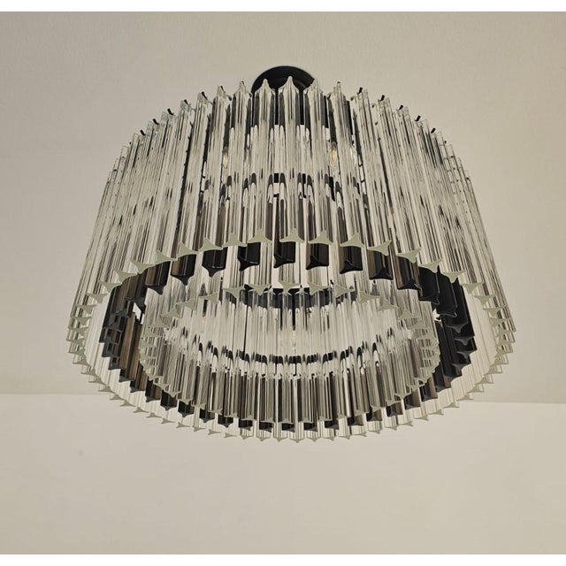 Beautiful vintage chandelier created in 1957 by our master glassmaker. This artisanal chandelier is entirely handcrafted,...