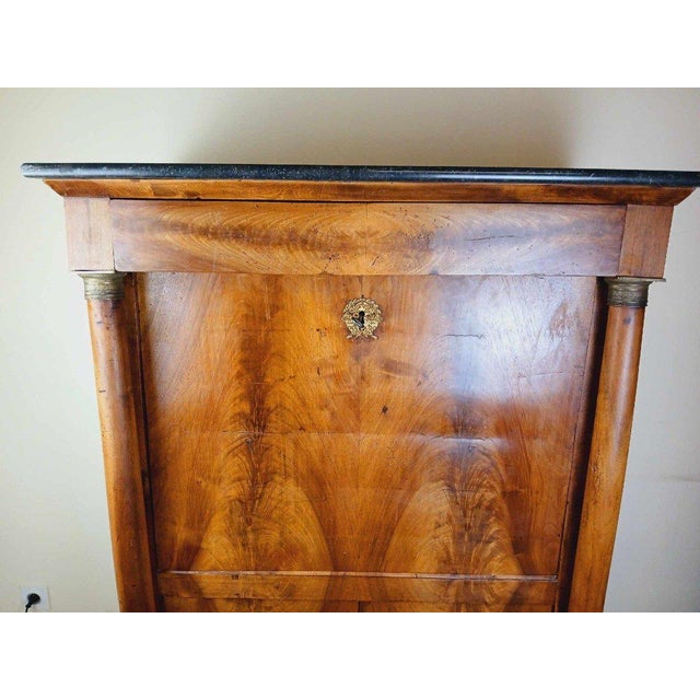 Antique Empire Mahogany Secretaire, 1810 For Sale - Image 5 of 9