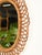 Large Oval Mirror in Bamboo, Rattan and Wicker by Franco Albini, Italy, 1970s For Sale - Image 9 of 11
