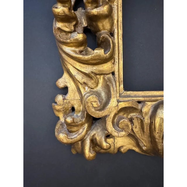 17th Century Carved and Gilded Wooden Frame, Bologna, Italy, 17th Century For Sale - Image 5 of 8