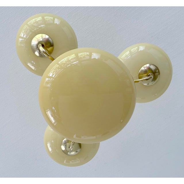 Art Deco Pendant Light in Glass, 1930s For Sale - Image 16 of 18