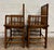 Wood Antique Qing Dynasty Style Chinese Double Happiness Dining Arm Chairs For Sale - Image 7 of 8