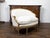 French French Louis XVI Style 19th Century Giltwood Upholstered Canapé en Corbeille For Sale - Image 3 of 10