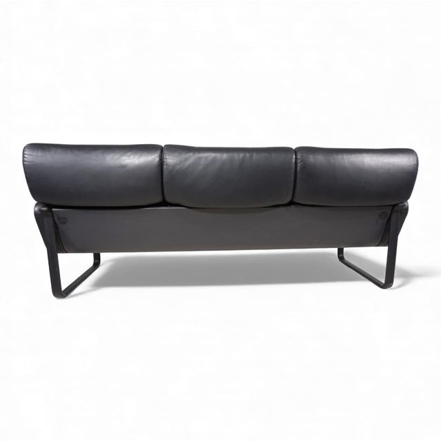 Lobbytop Three-Seater Leather Sofa by Otto Zapf for Drabert, 1970 For Sale - Image 16 of 18