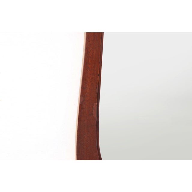 Large Art Nouveau Wooden Chimney Mirror, 1890s For Sale - Image 9 of 13