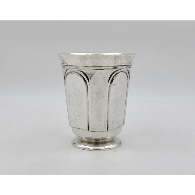 Sterling Silver Arts & Crafts Tumbler Julep Cup by Marie Zimmermann For Sale - Image 12 of 12