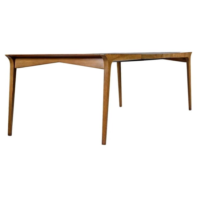 Mid-Century Modern 1950's Drexel Profile K44 Extending Dining Table by John Van Koert For Sale - Image 3 of 12