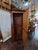 Arts & Crafts Liberty Style Oak Mission Armoire Hand Hammered Copper Accents For Sale - Image 4 of 13