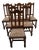 French Country Dining Chairs With Rush Seats - Set of 6 For Sale