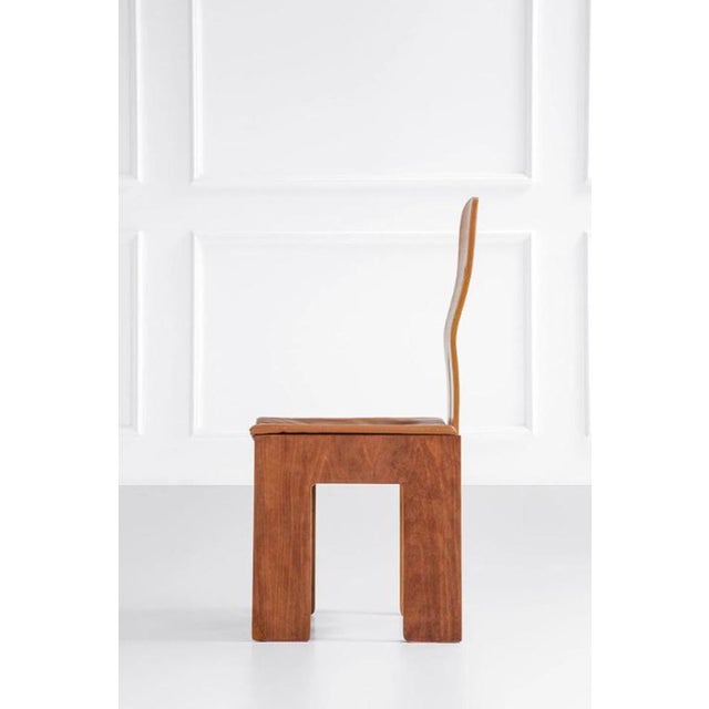 Chairs by Carlo Scarpa for Bernini, 1970, Set of 8 For Sale - Image 6 of 11
