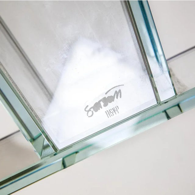 Azzurro Extrachiaro Vase in Colored Glass by Ettore Sottsass for RSVP, 2000s For Sale - Image 6 of 7