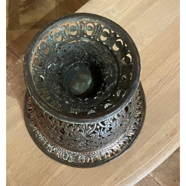 17th Century Italian Chased Bronze Urn For Sale - Image 5 of 11