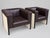 Metal Vintage Echtleder Sessel Aus Rolls Royce Showroom Armchair - Heather Top Design Classic !, 1990s, Set of 2 For Sale - Image 7 of 7