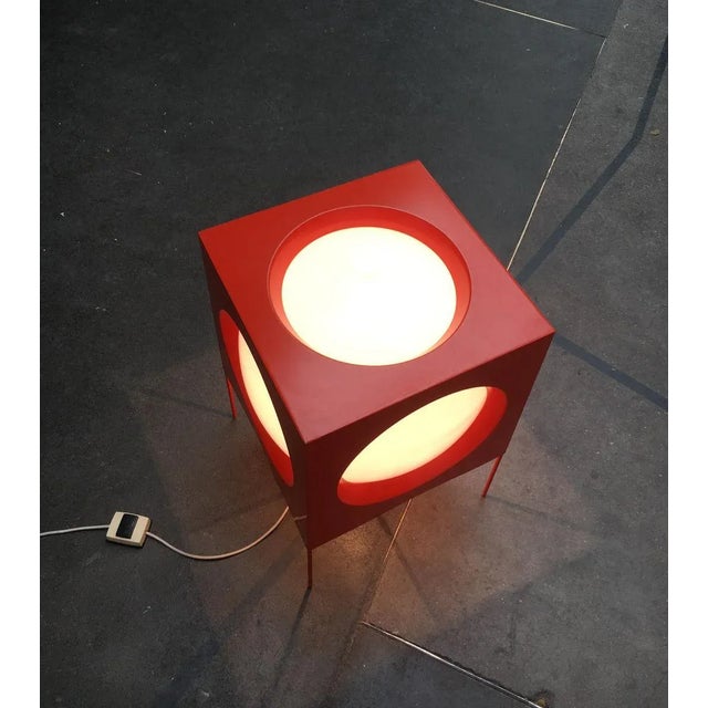 Rare space age floor lamp from the swiss manufacturer bag turgi based on a design by carl moor from the 1960s. This lamp...