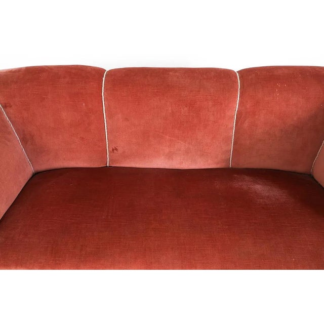 Wood 1940s Danish Mid Century Modern Sofa and Chair - 2 Piece Set For Sale - Image 7 of 14